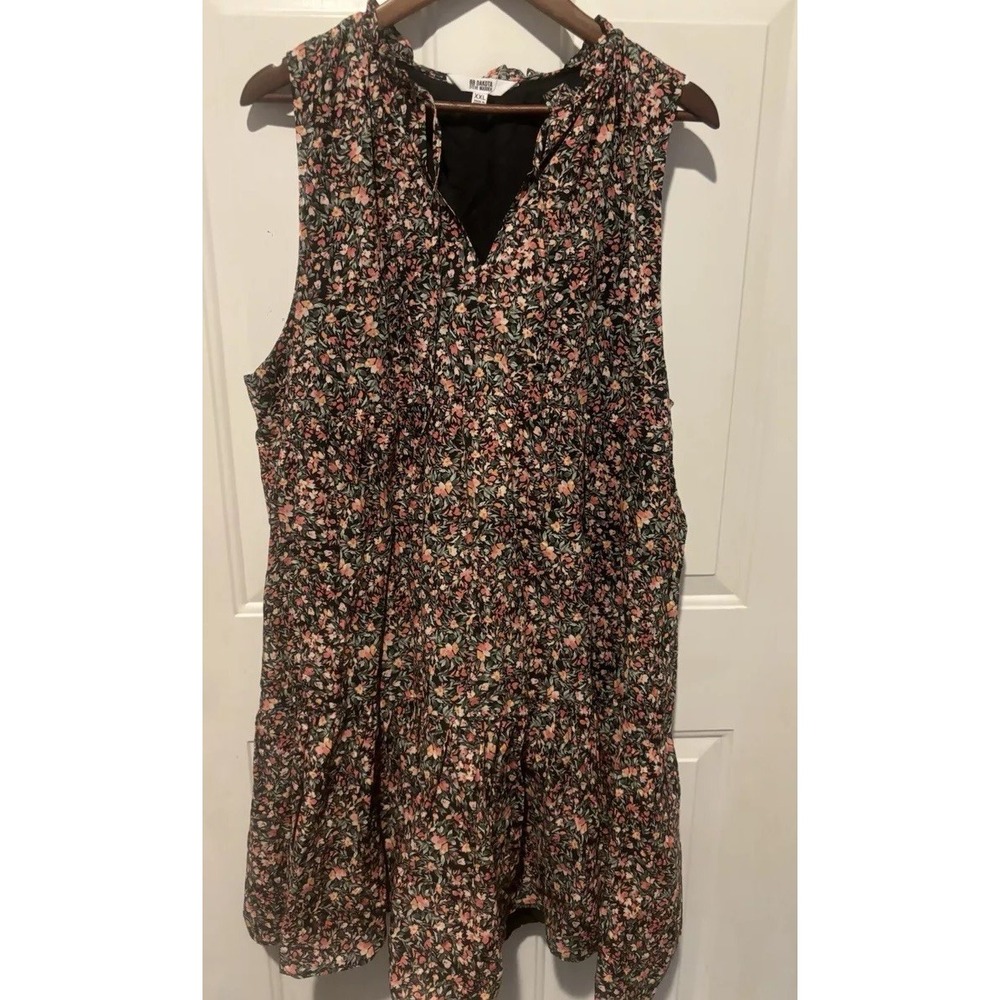 Steve Madden Dress BB Dakota 2XL Women's Sleeveless Tiered Floral‎ Summer